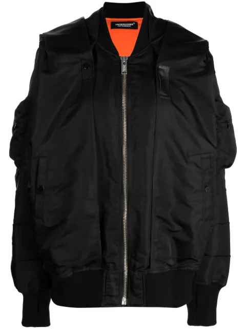 Undercover zip-up bomber jacket