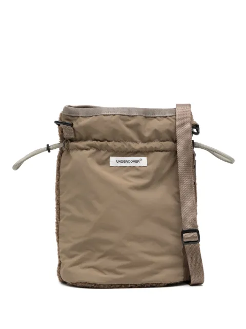 Undercover faux-shearling shoulder bag