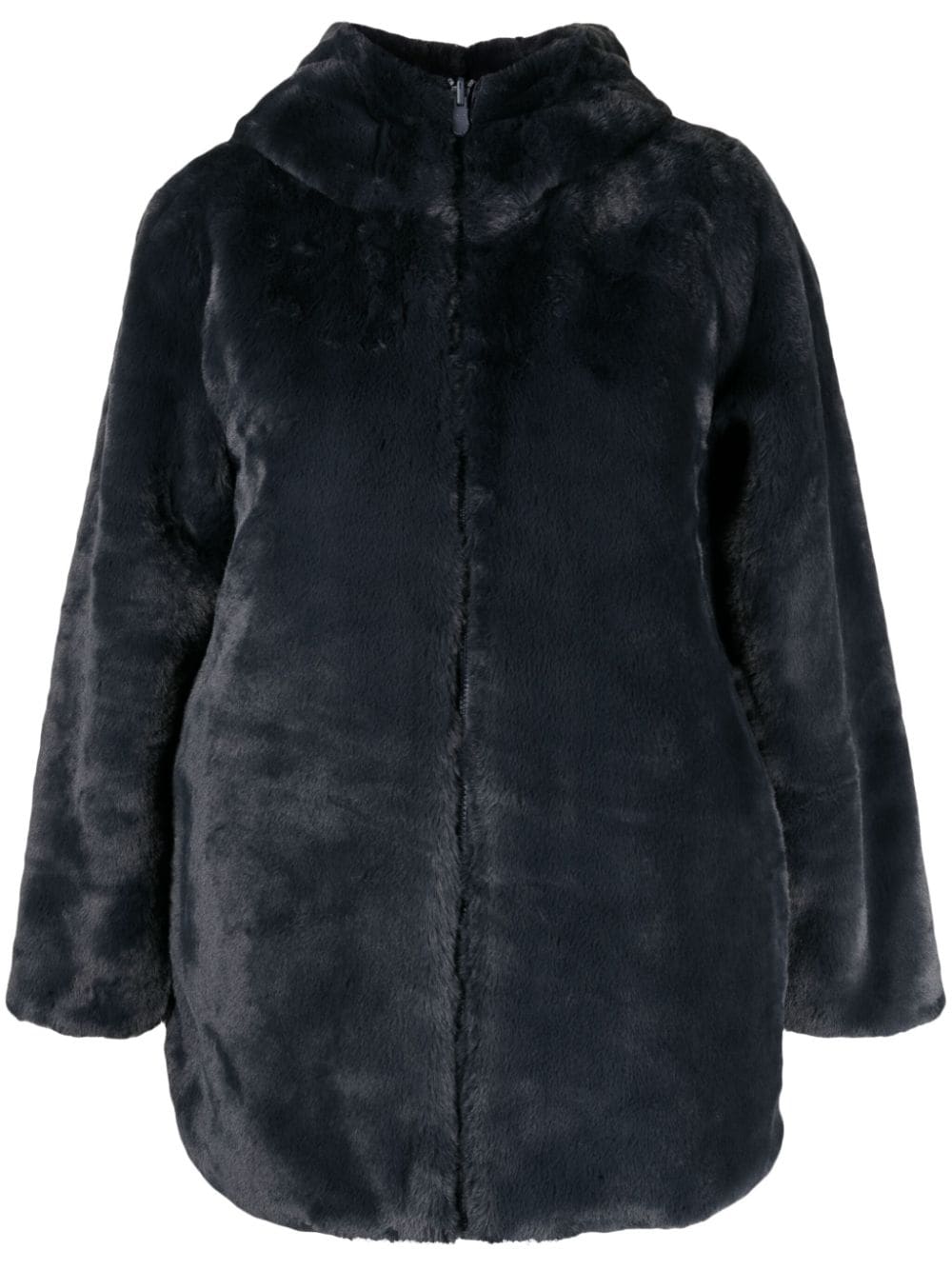 Save The Duck Bridget Faux-fur Reversible Jacket In Blue