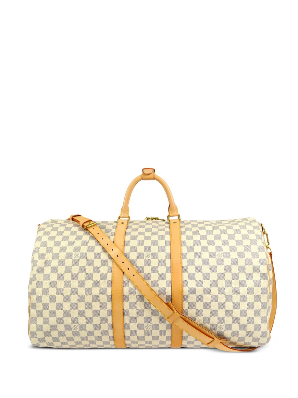 Louis Vuitton 2009 pre-owned Keepall Bandouliere 55 travel bag - White