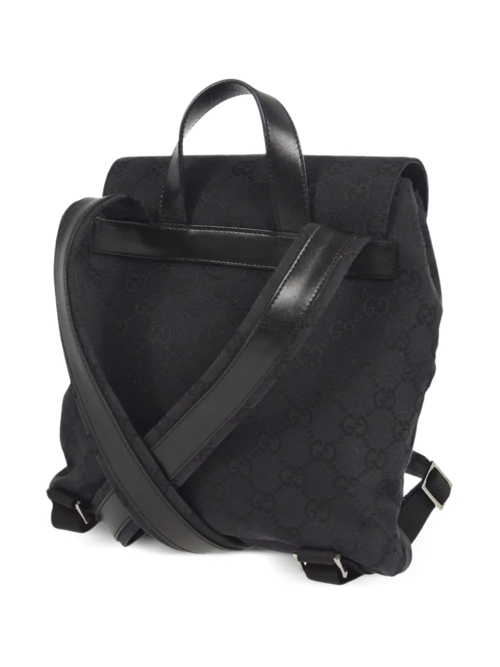 Gucci Pre-Owned 1990-2000s pre-owned GG canvas rugzak - Zwart