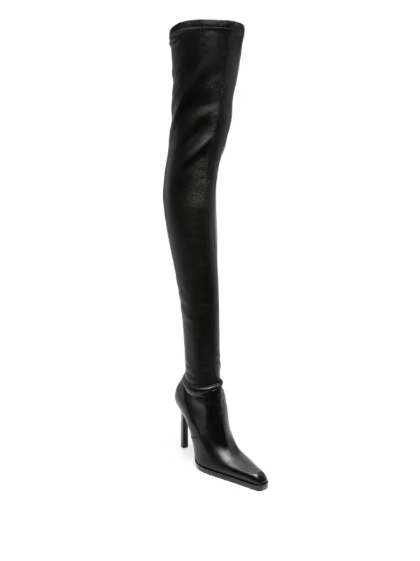 Saint laurent thigh outlet high boots