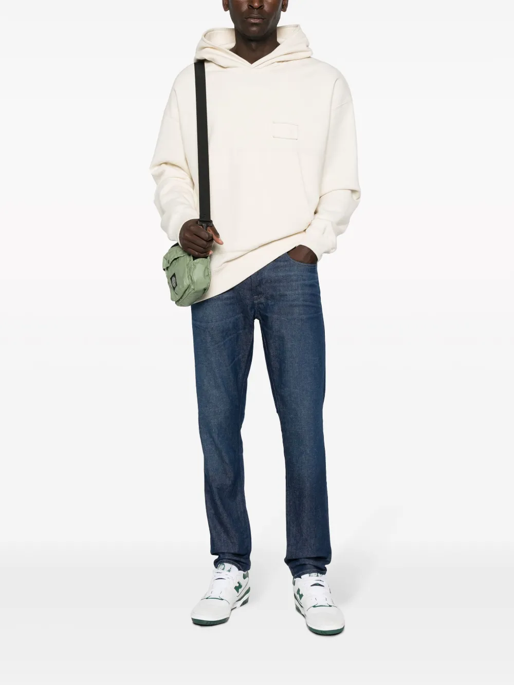 G-star Raw Straight-leg Logo-embroidered Jeans In Blue
