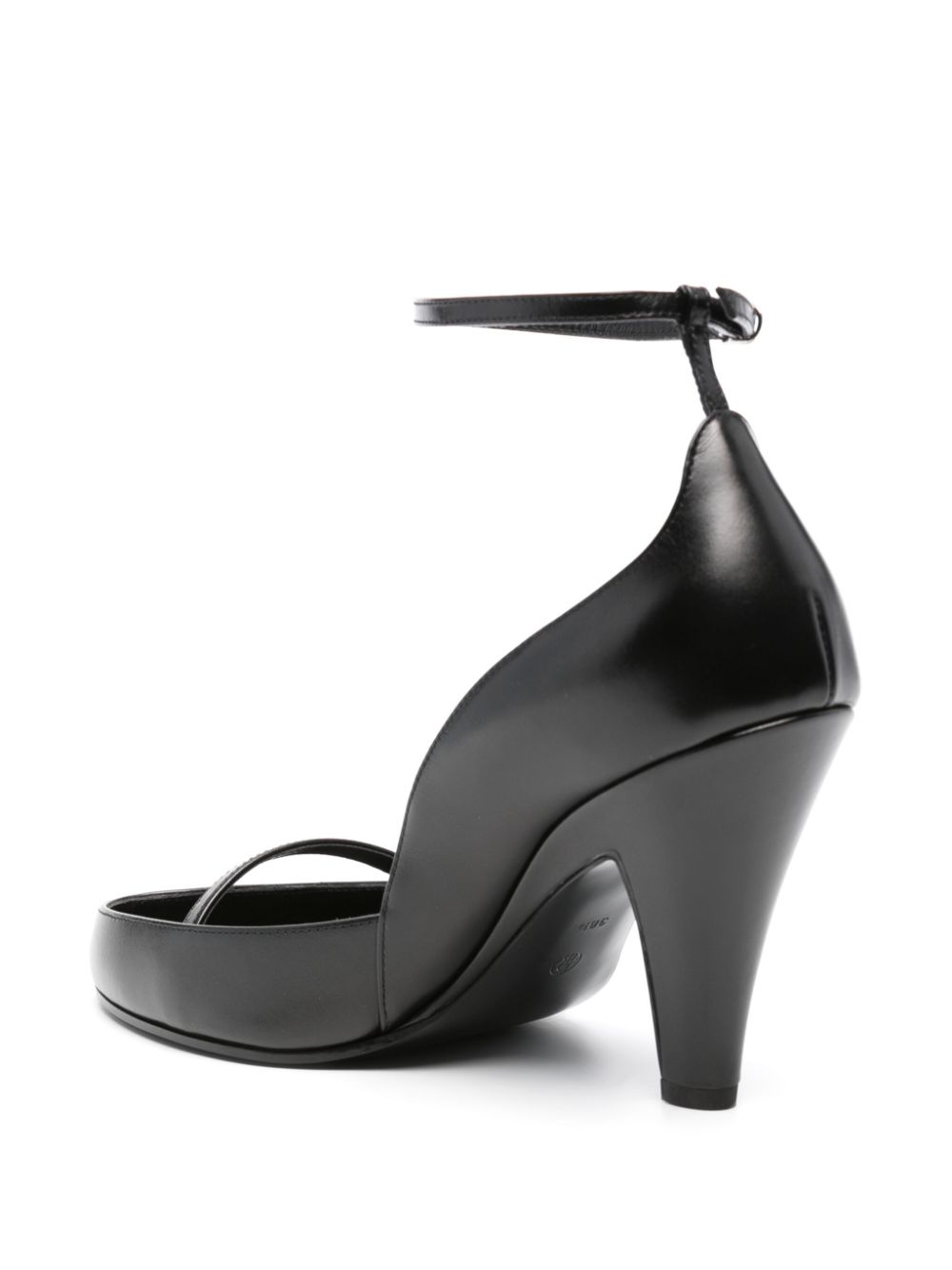 The Row 90mm cut-out leather pumps Black