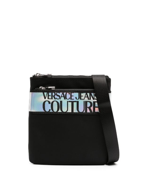 Versace Jeans Couture logo-lettering Crossbody Bag - Farfetch