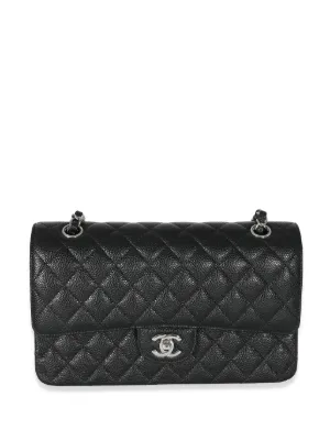 Chanel Small Buttons black grained calfskin ghw