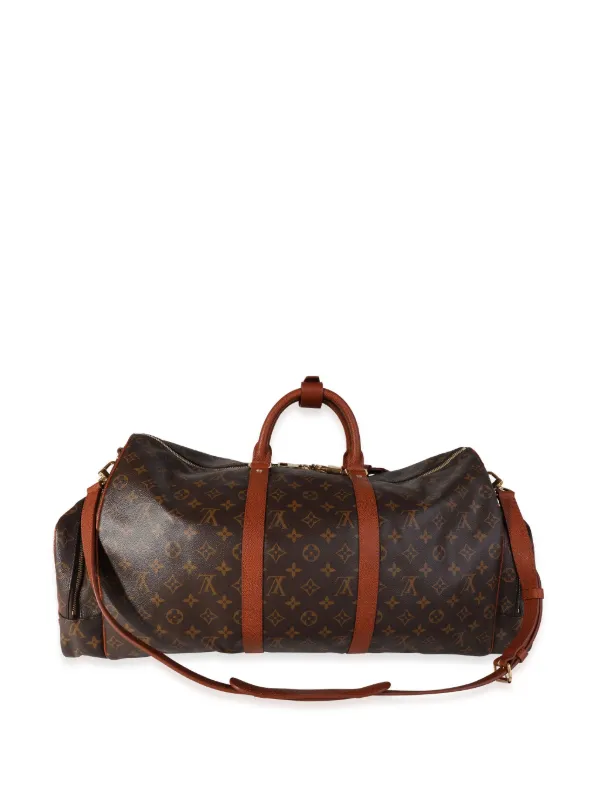 Louis Vuitton NBA Brown And White Monogram Canvas Keepall