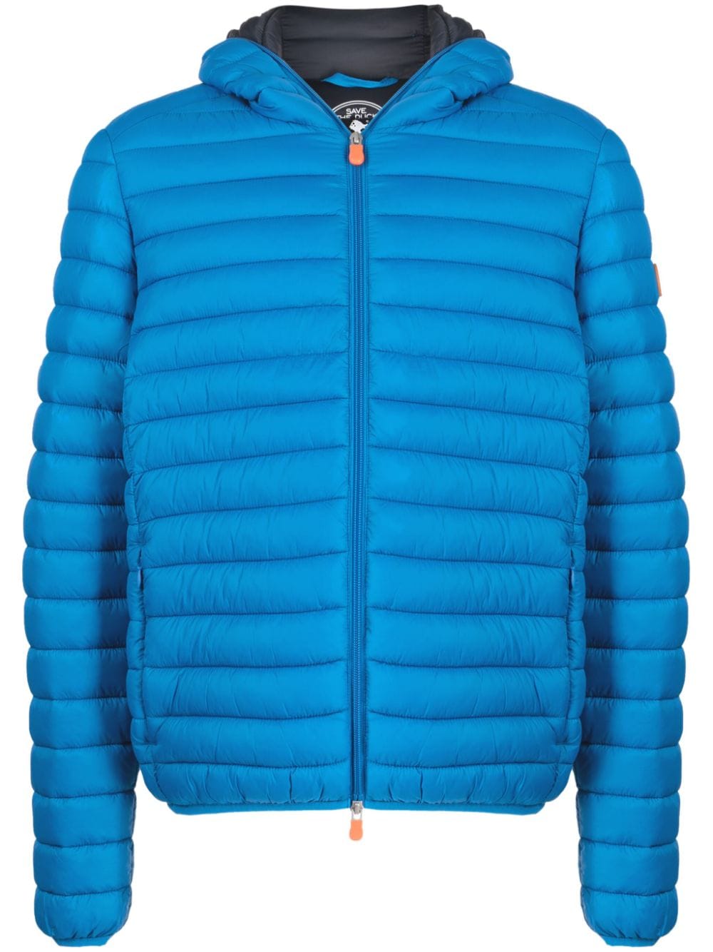 Save The Duck Donald Hooded Puffer Jacket In Blue