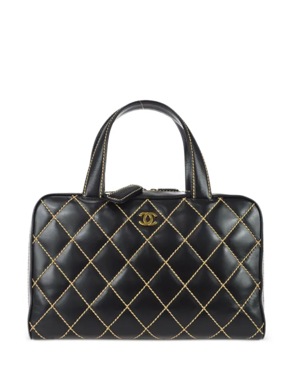 CHANEL Pre-Owned 2002 Wild Stitch Shoulder Bag - Farfetch