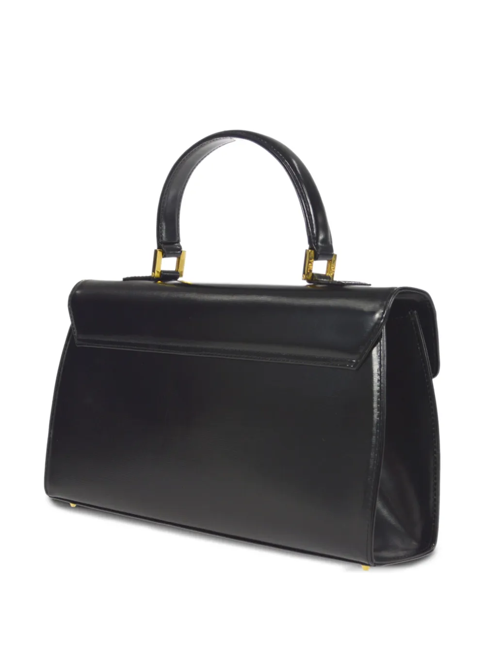 Saint Laurent Pre-Owned 1990-2000s leren shopper - Zwart