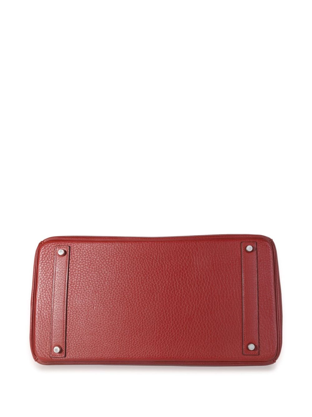 Pre-owned Hermes  Birkin 40 Handbag In Red