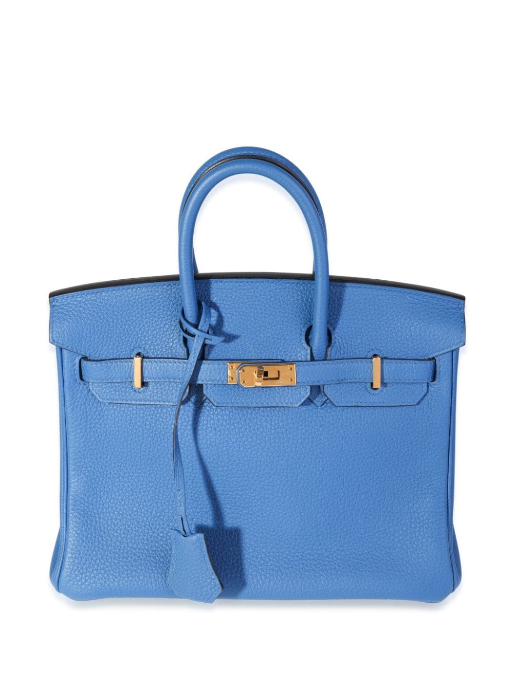 Pre-owned Hermes 2018  Birkin 25 Handbag In Blue