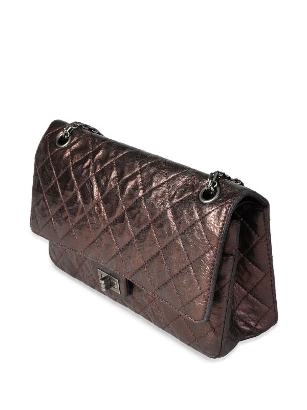Chanel Pre-owned 2013/2014 2.55 Flap Shoulder Bag - Brown