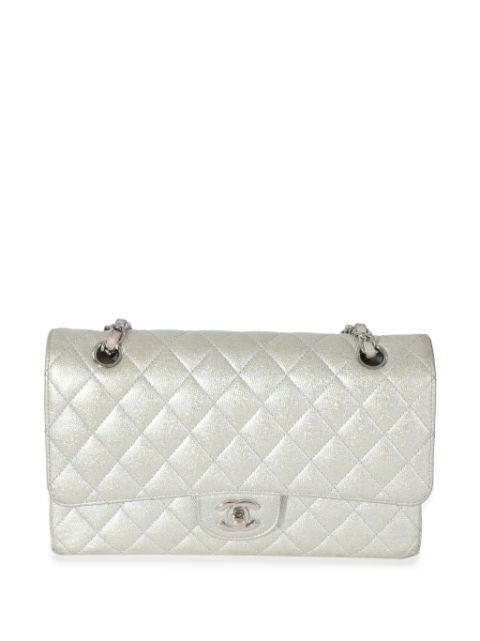 HOT SALE CHANEL medium glitter Double Flap shoulder bag Women