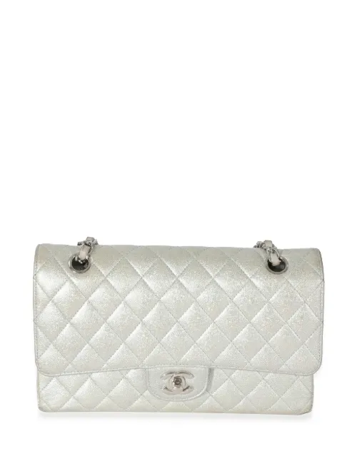 Sac porté épaule pailleté Double Flap médium - CHANEL Pre-Owned - Modalova