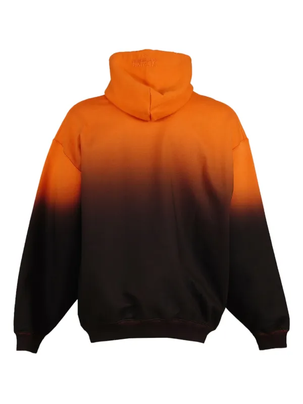 VETEMENTS logo print gradient effect Hoodie Farfetch