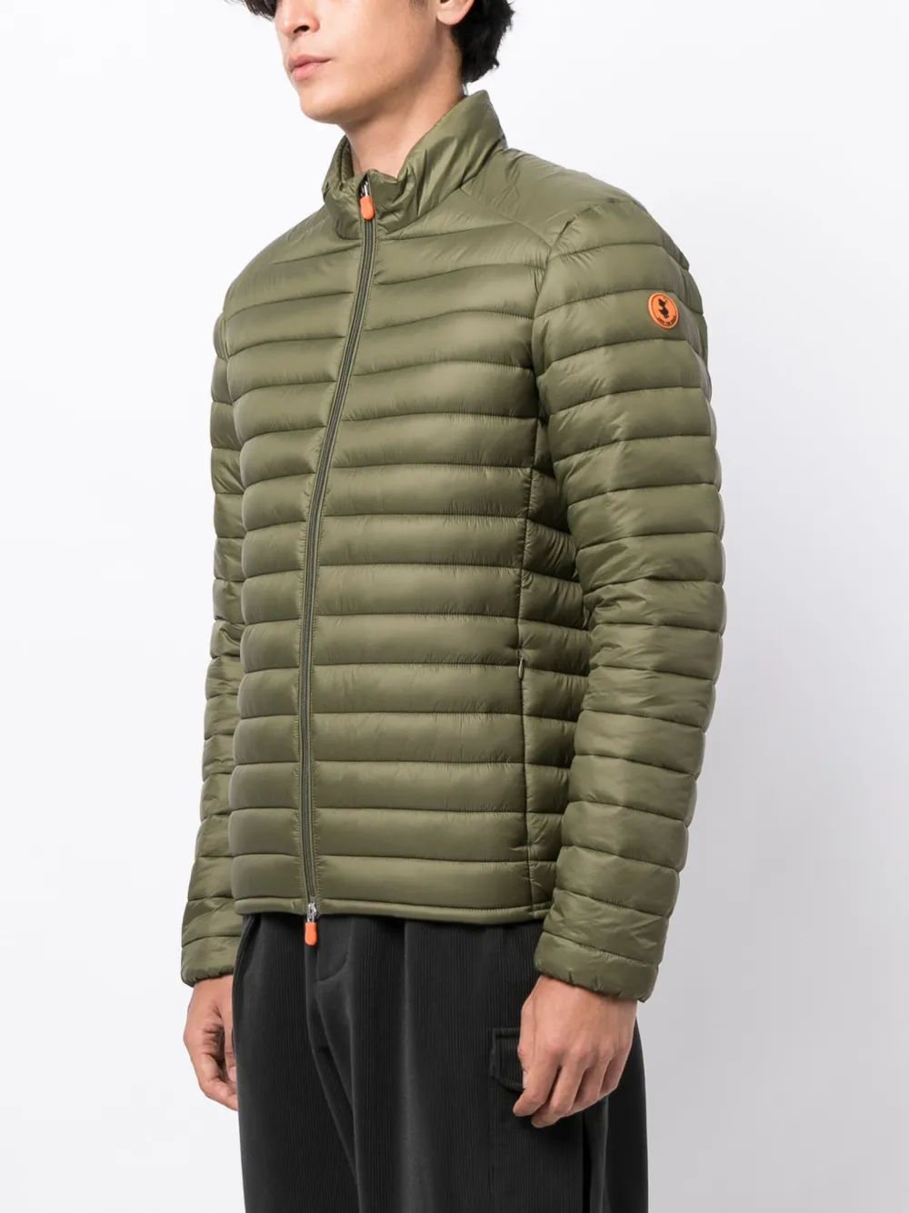  Save The Duck High-neck Padded Jacket - Green 