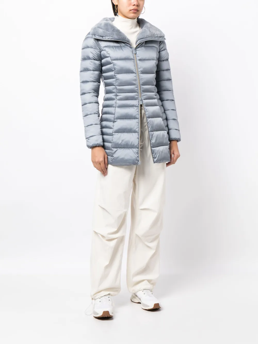 Save The Duck Gewatteerd jack - Blauw
