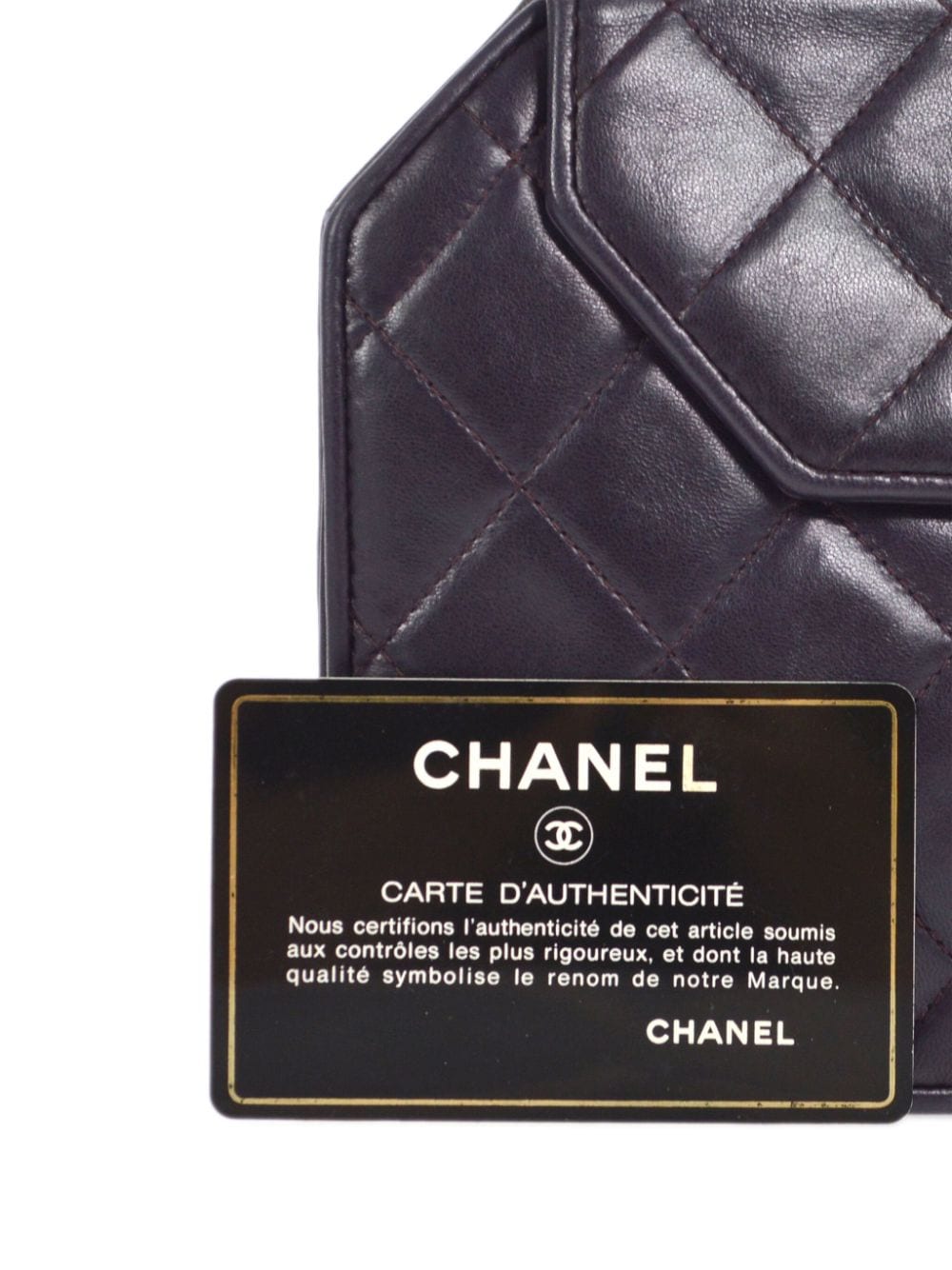 Chanel 1990 Pentagon Flap Shoulder Bag