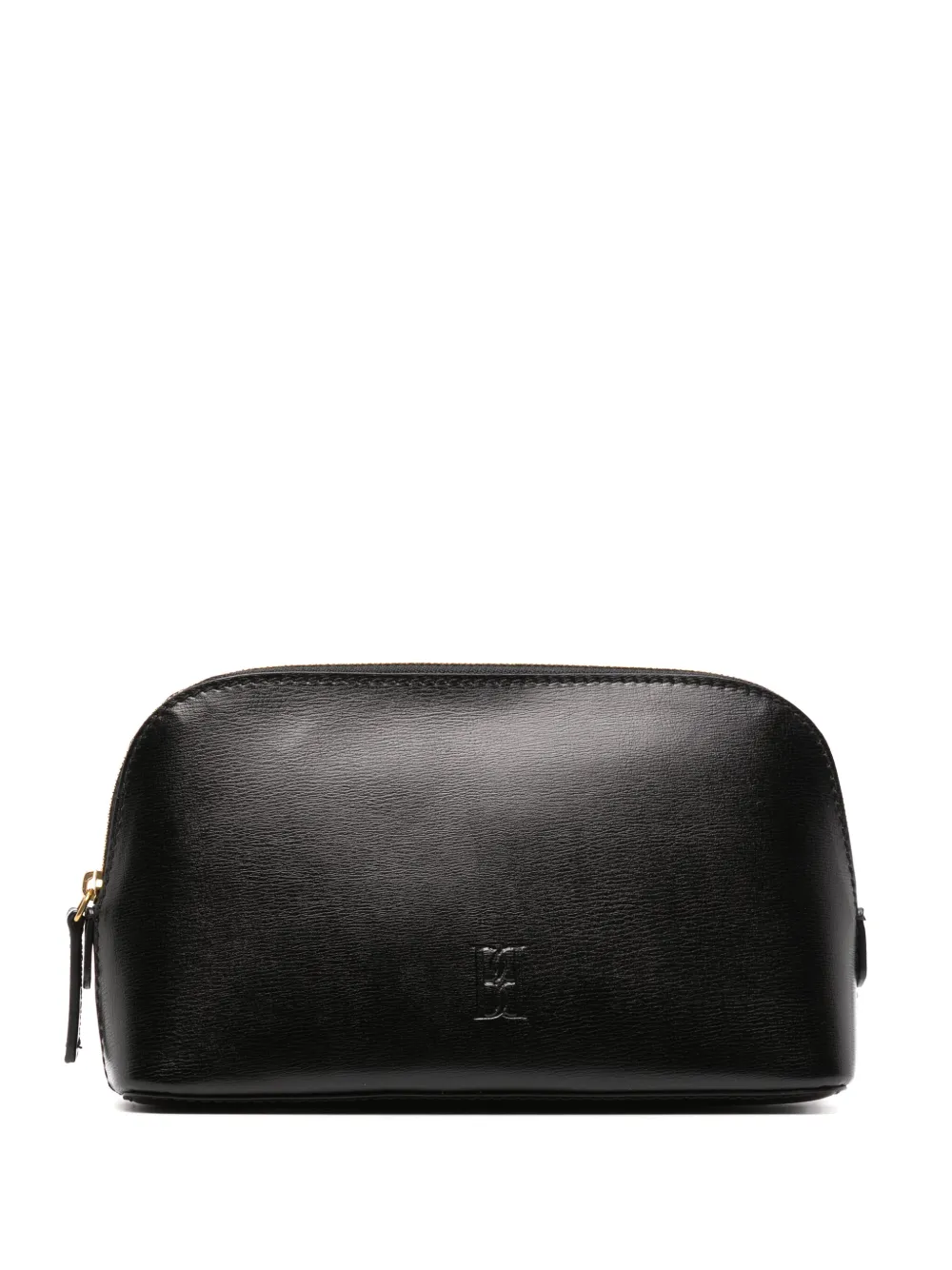 By Malene Birger Aya leren make-up tas Zwart