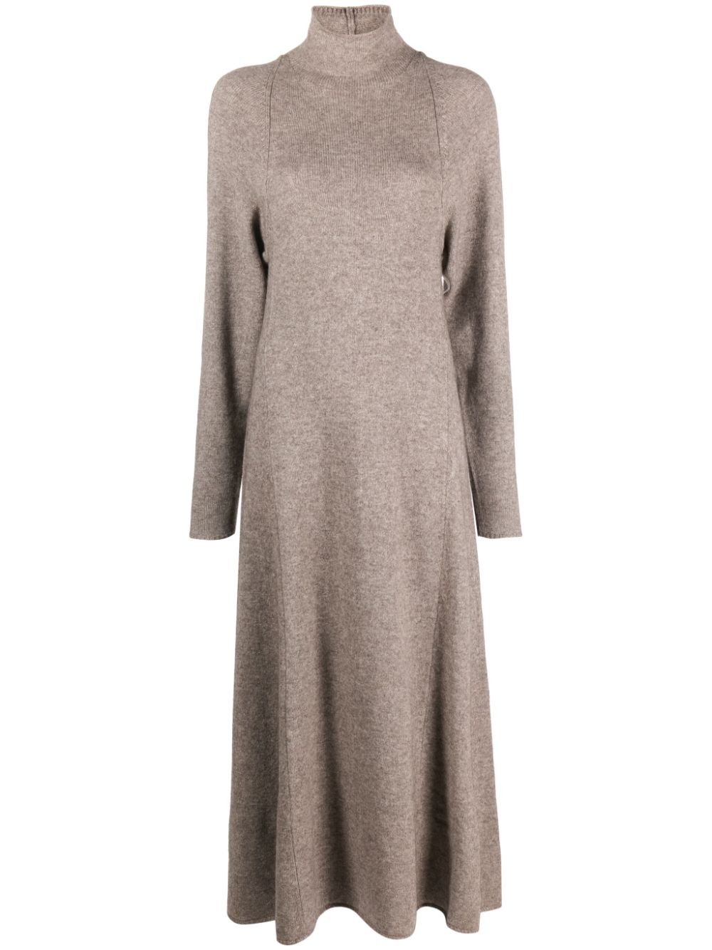 By Malene Birger Saige Wool And Yak-blend Maxi Dress In Brown
