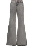 ETRO flared wide-leg jeans - Black