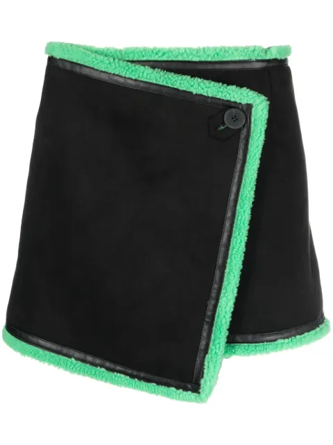 TWINSET falda con diseño cruzado