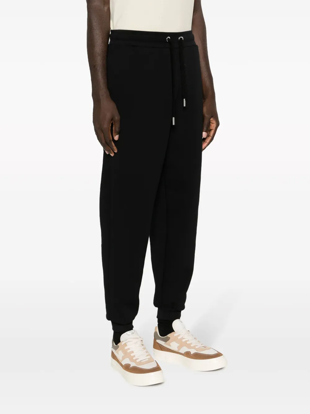 AMI Paris logo-patch Drawstring Track Pants - Farfetch