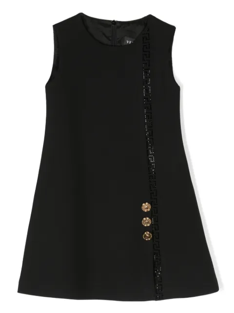 Versace Kids logo-embellished sleeveless dress