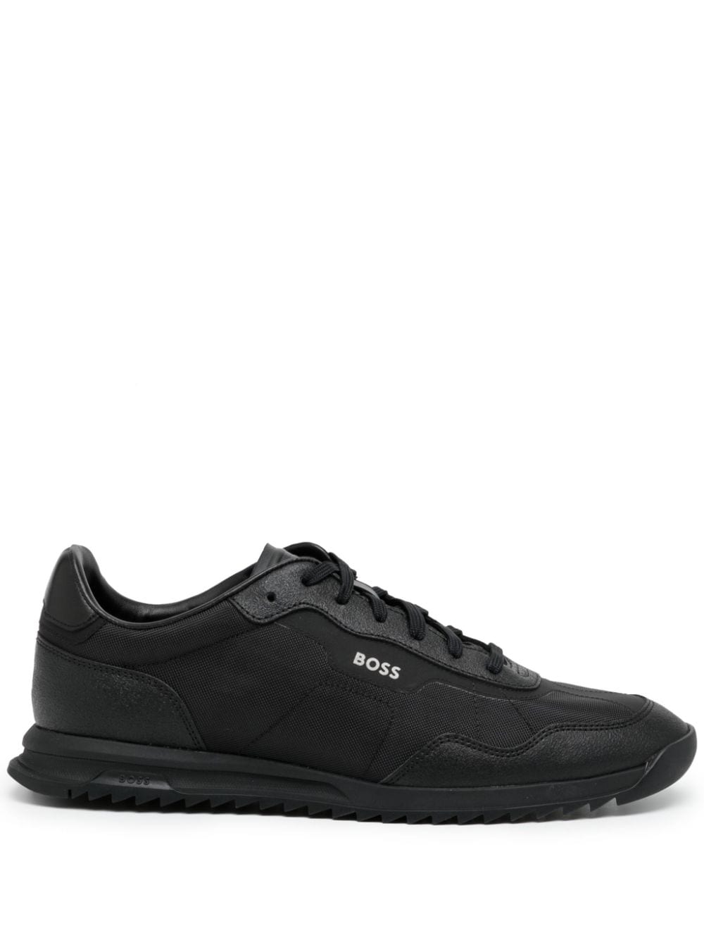 Hugo Boss Tonal Low-top Sneakers In Black