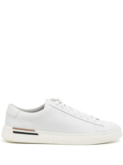 BOSS lace-up leather sneakers