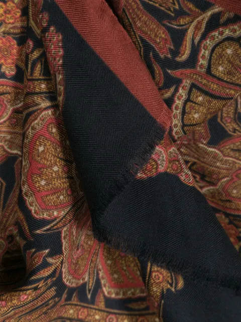 ETRO floral-print cashmere-blend scarf 100079380 - 2