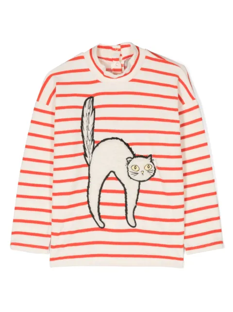 Mini Rodini stripe-pattern organic cotton T-shirt 