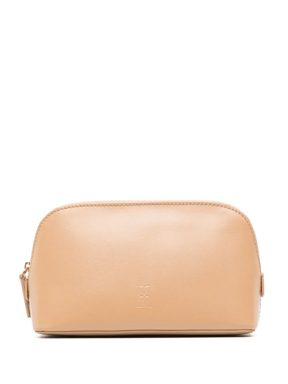 By Malene Birger Aya leren make-up tas Beige