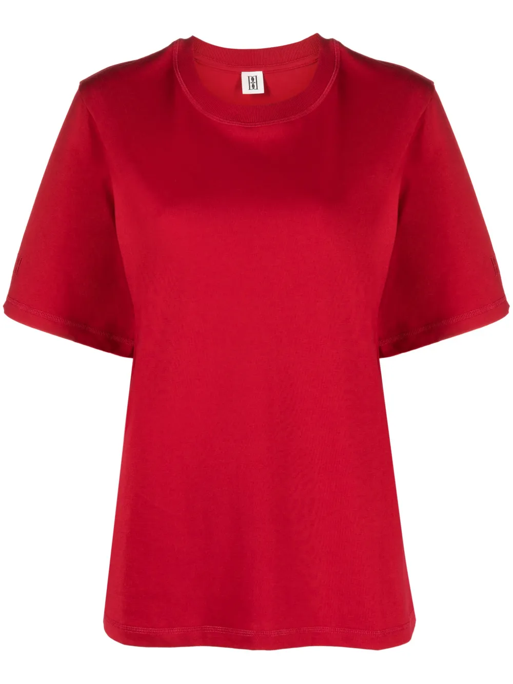 By Malene Birger T-shirt van biologisch katoen Rood