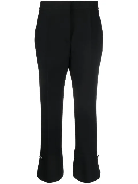 MSGM pantalones con tiro alto y pinzas