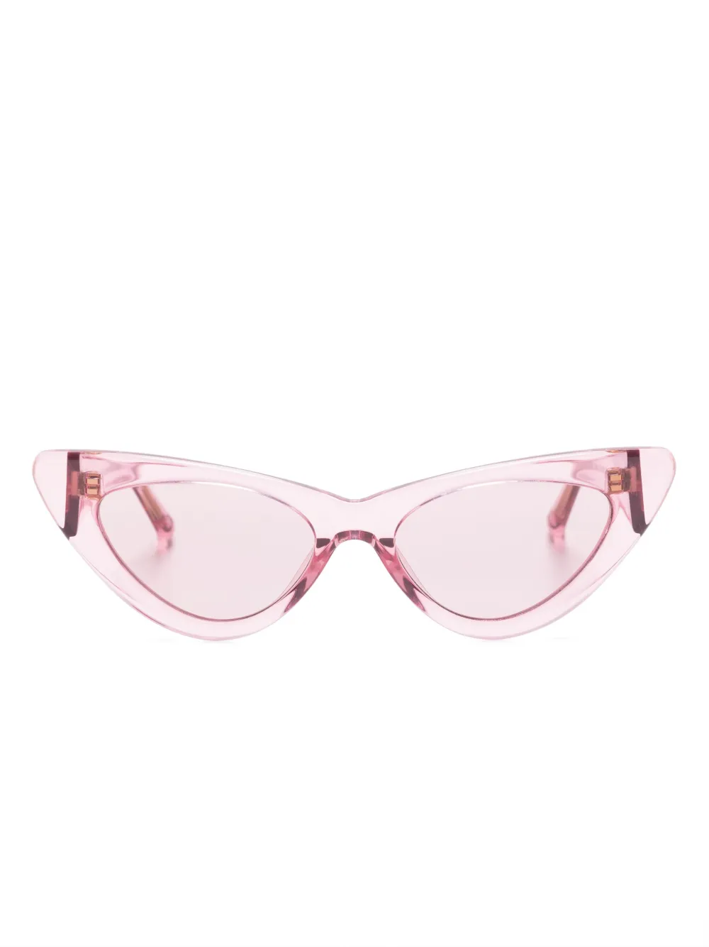 Attico X Linda Farrow Dora Sunglasses In Pink