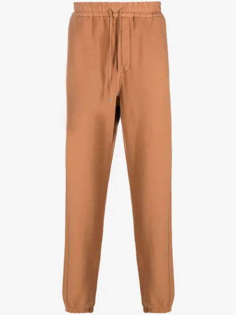 Saint Laurent drawstring-waistband cotton track pants