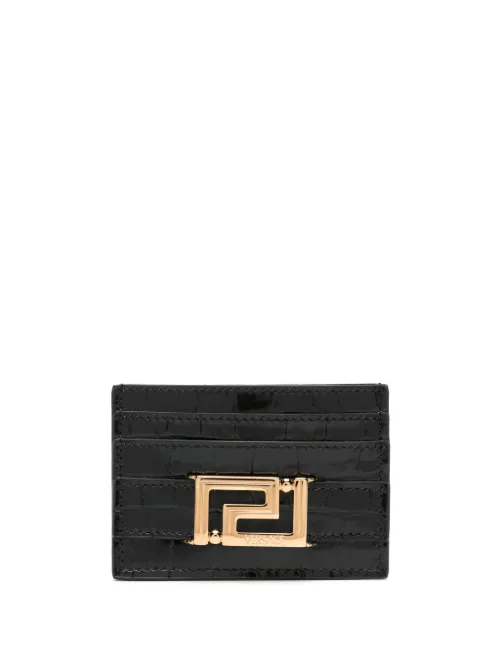 Porte-cartes Greca Goddess - Versace - Modalova