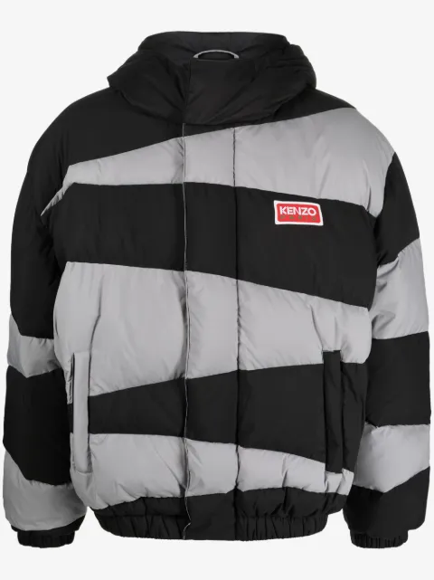 Kenzo Dazzle Stripe padded jacket