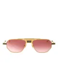 T Henri Eyewear geometric-frame sunglasses - Gold