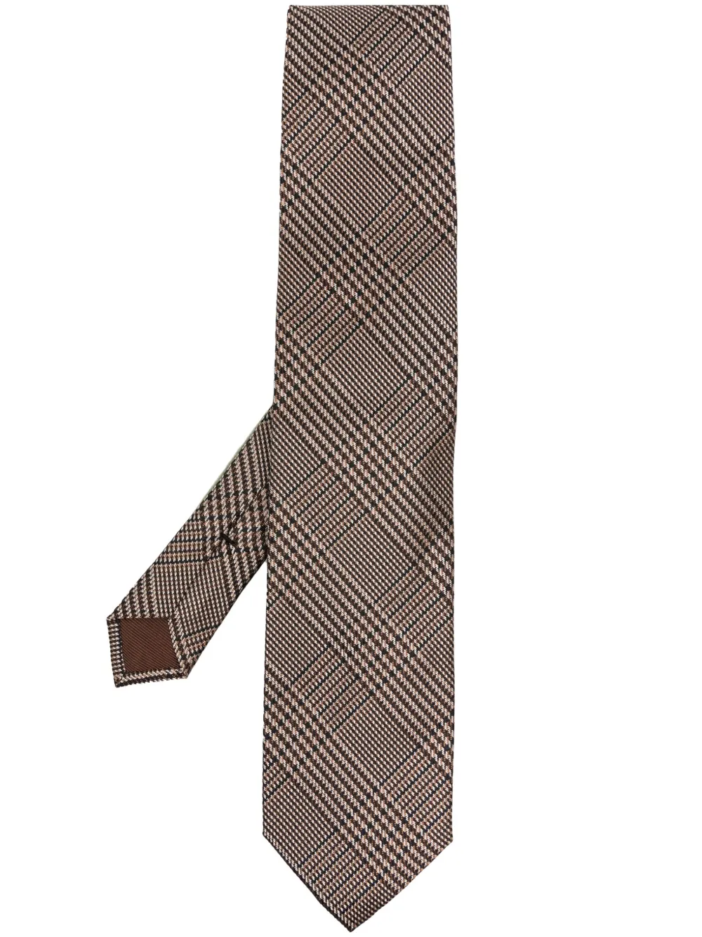 TOM FORD checked silk tie
