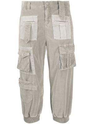 Cropped Cargo Trousers