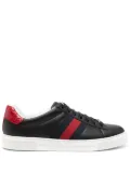 Gucci Ace web-trim sneakers - Black