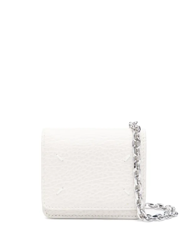 Maison Margiela Four Stitches Leather Chain Wallet - Farfetch