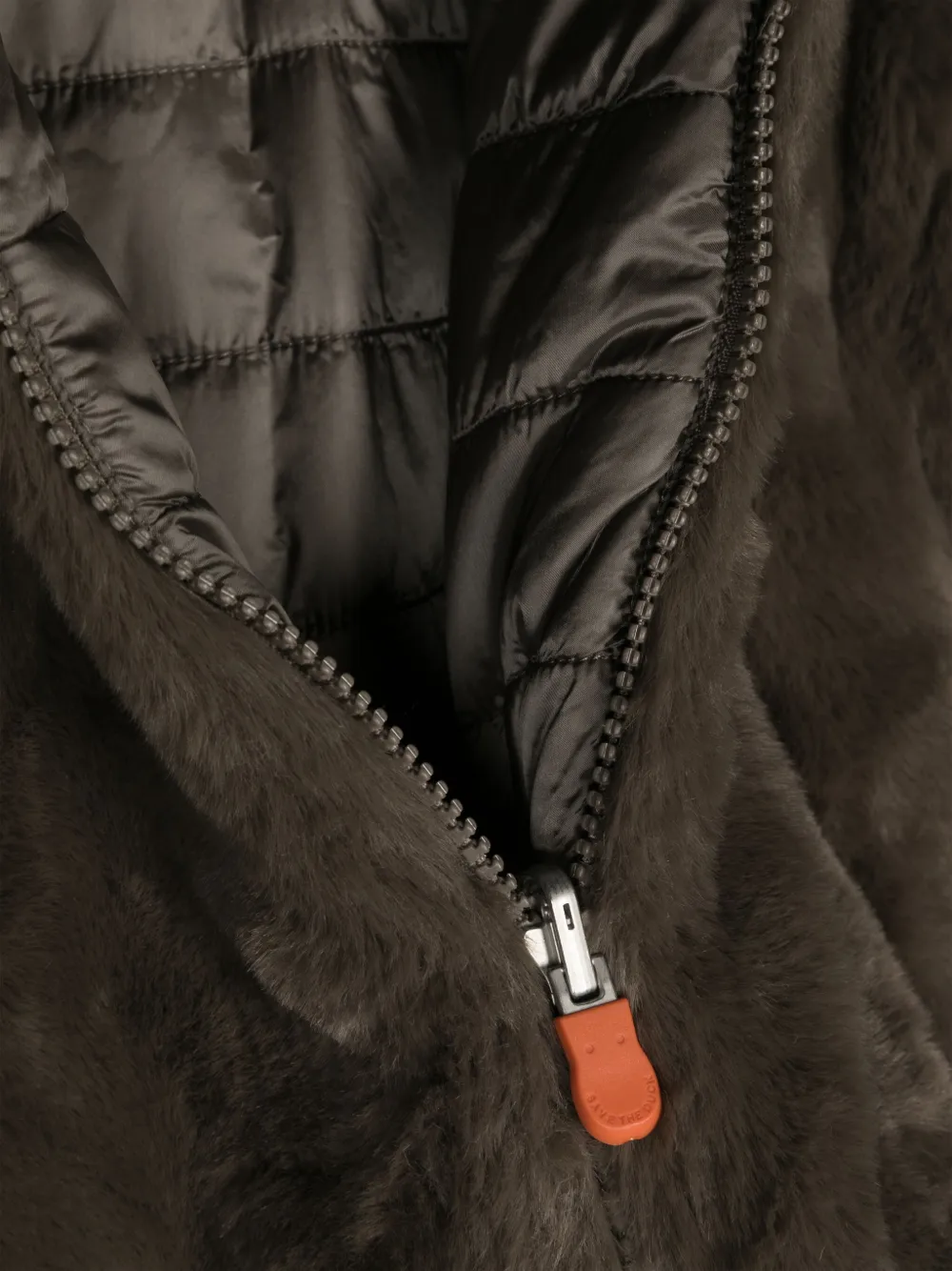 Save The Duck Kids Chloe jack met capuchon Bruin