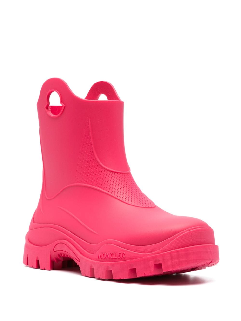 Shop Moncler Misty Rain Boots In Pink