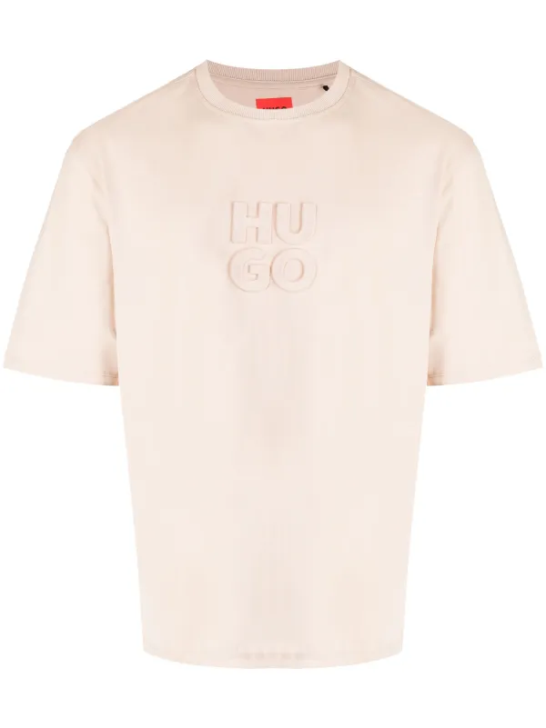 hugo boss embossed t shirt