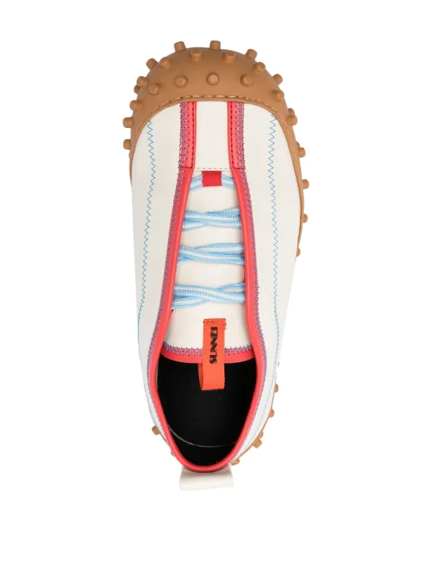 Sunnei decorative-stitching round-toe Sneakers | Neutrals