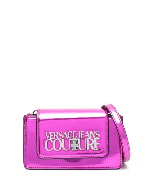 Versace Jeans Couture logo-lettering Crossbody Bag - Farfetch